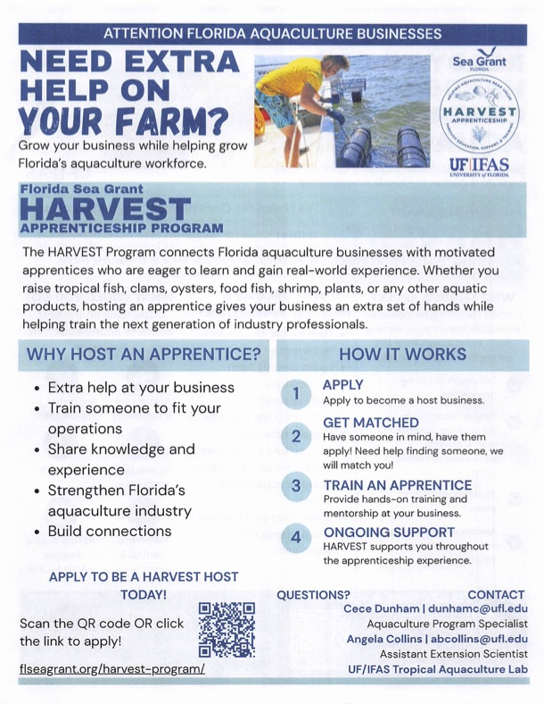 Harvest Apprenticeship