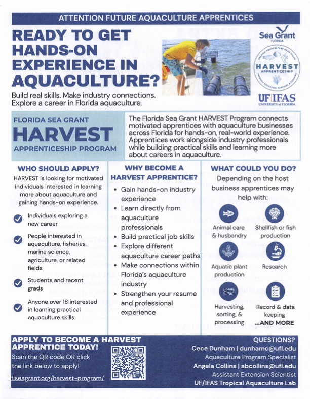 Harvest Apprenticeship