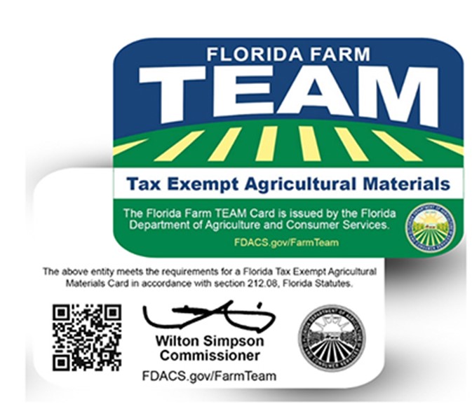 FDACS TEAM Card is now available - Florida Shellfish Aquaculture 